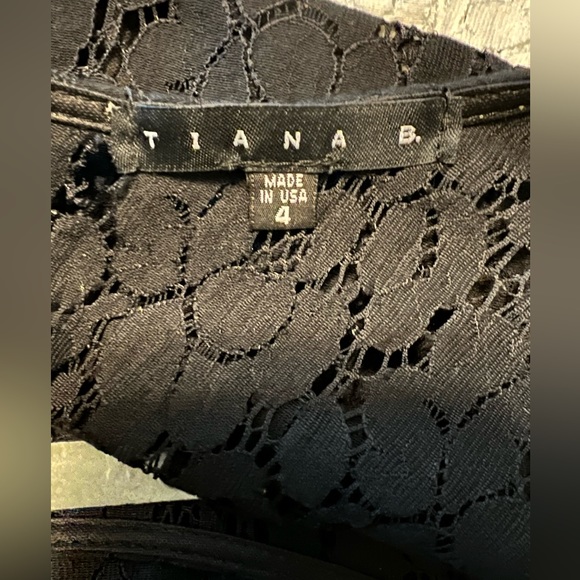 Tiana B Black & White Lace Dress - Picture 3 of 4